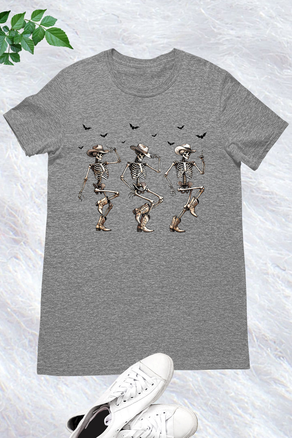 Western Halloween Cowboy Skeletons Dance Shirt