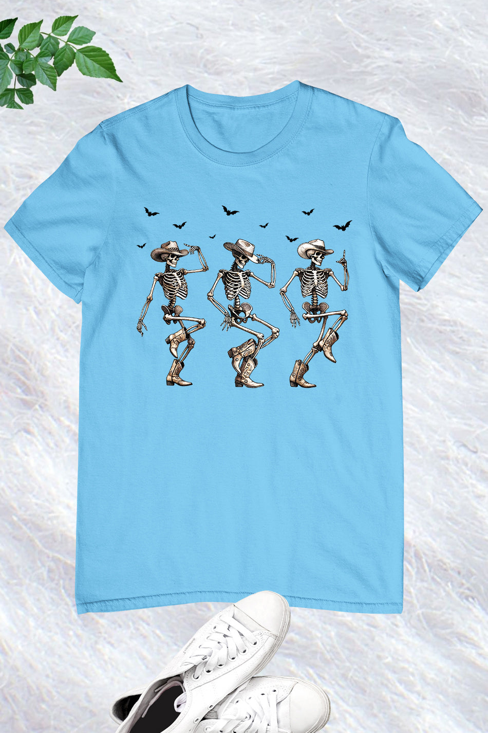 Western Halloween Cowboy Skeletons Dance Shirt