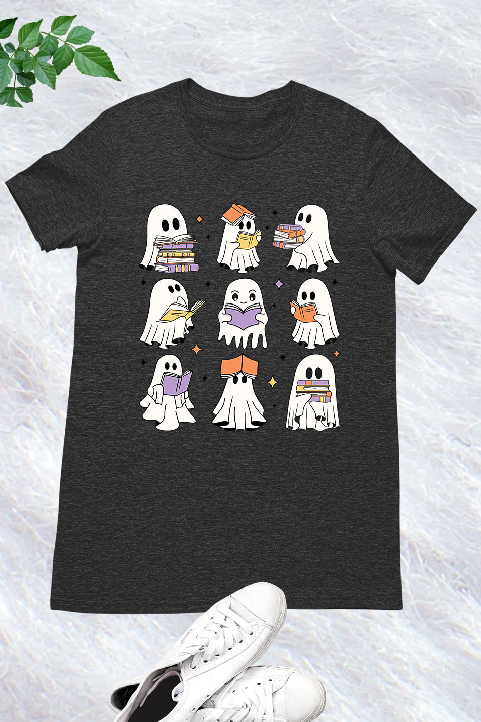 Halloween Ghost Books Shirt