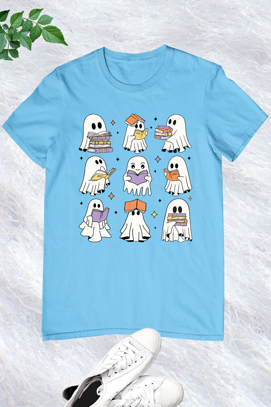 Halloween Ghost Books Shirt