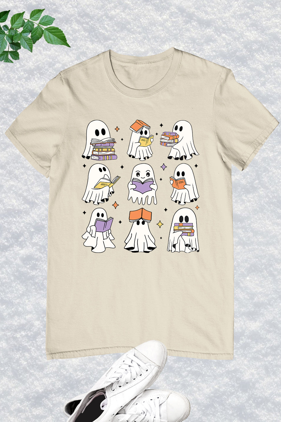 Halloween Ghost Books Shirt