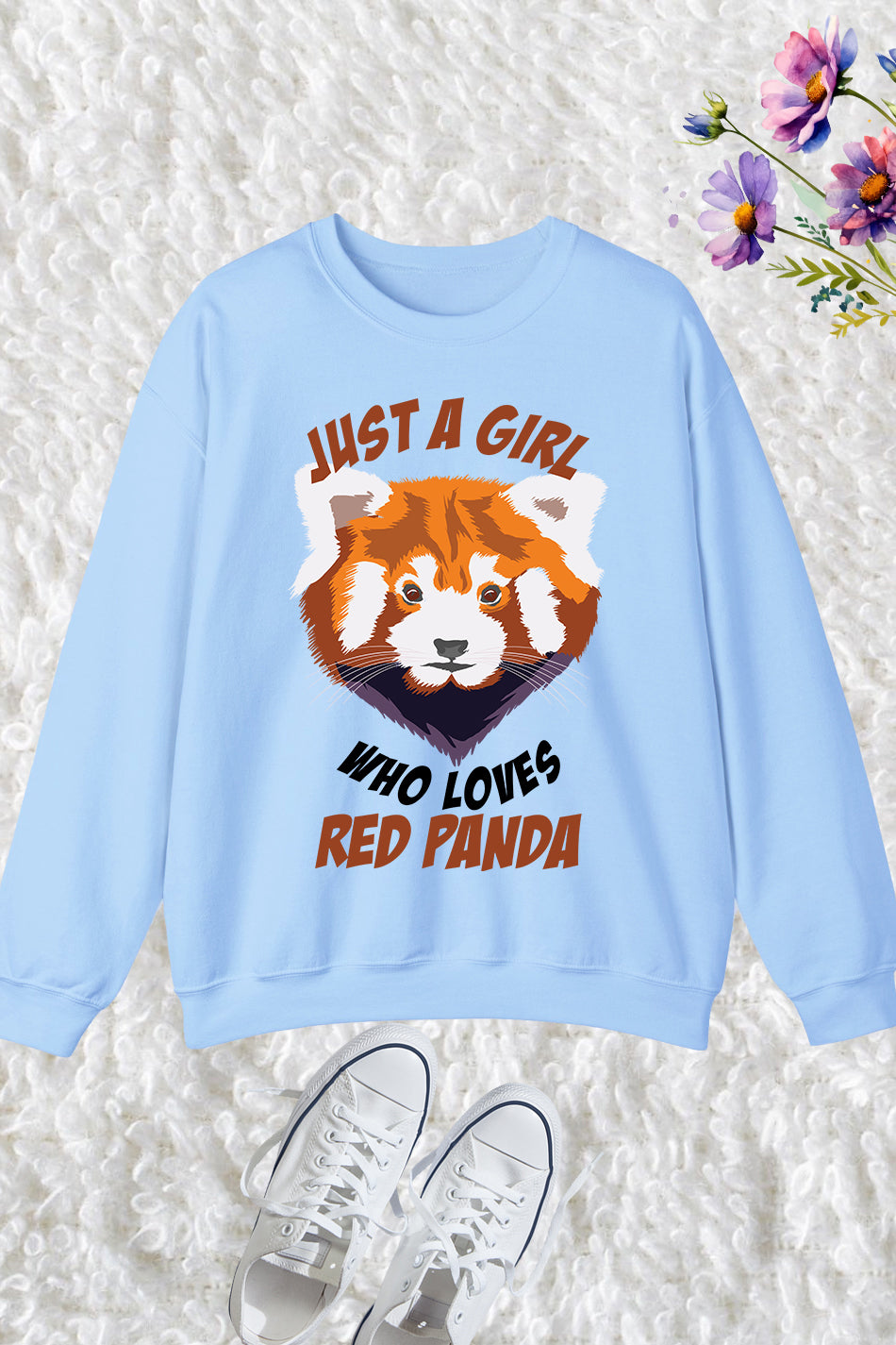 Just a Girl Who Loves Red Panda Sweatshirt