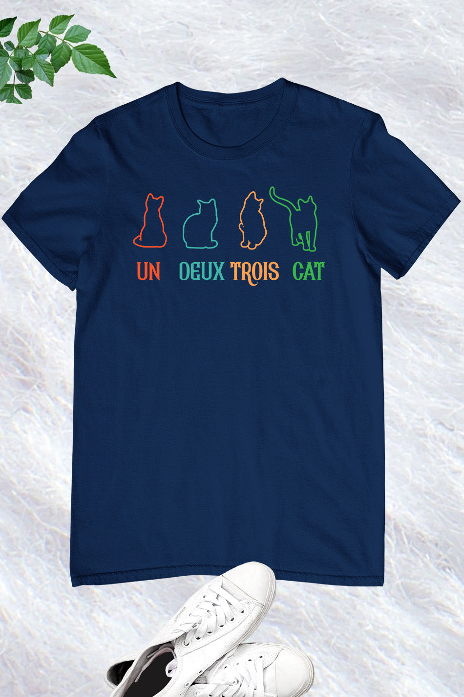 Un Deux Trois Cat T-shirt