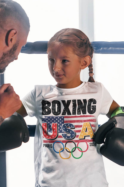 USA Boxing Supporter Olympics Paris 2024 T Shirt