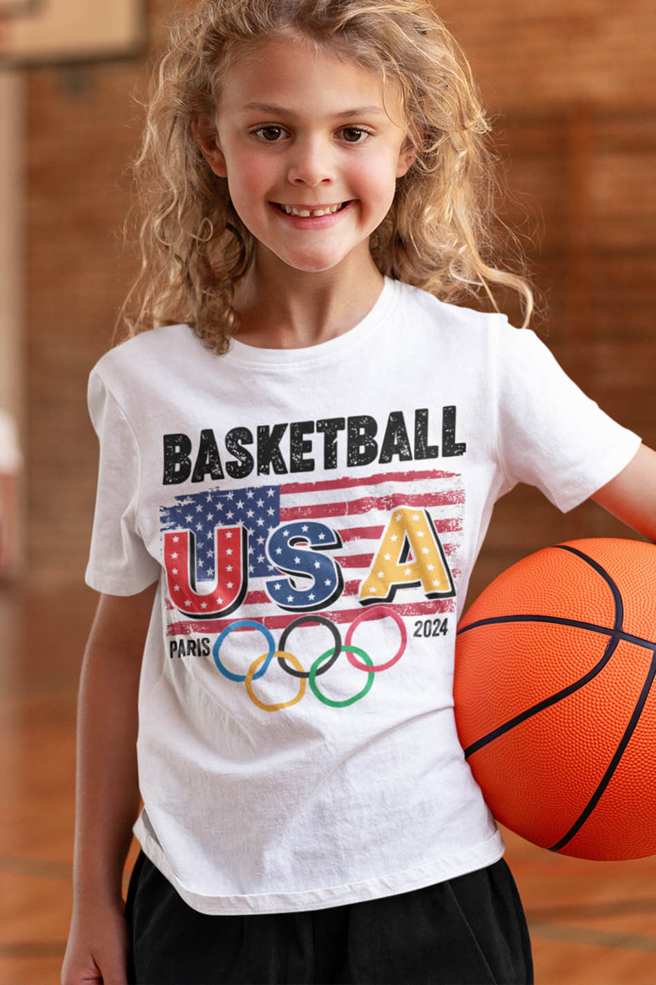 USA Basketball Supporter Olympics Paris 2024 T Shirt