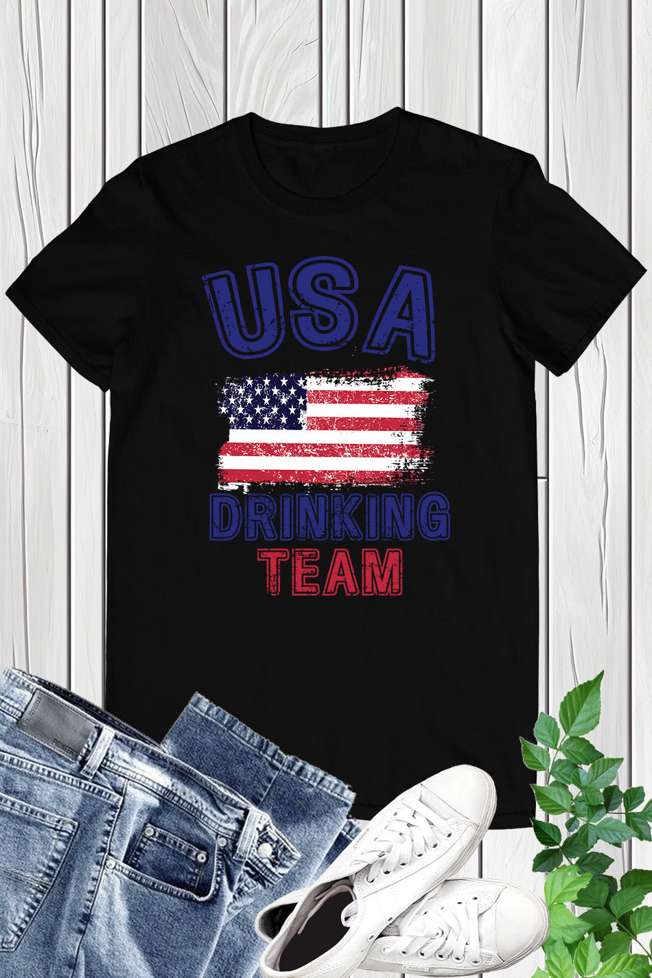 USA Drinking Team Funny Olympics T Shirt