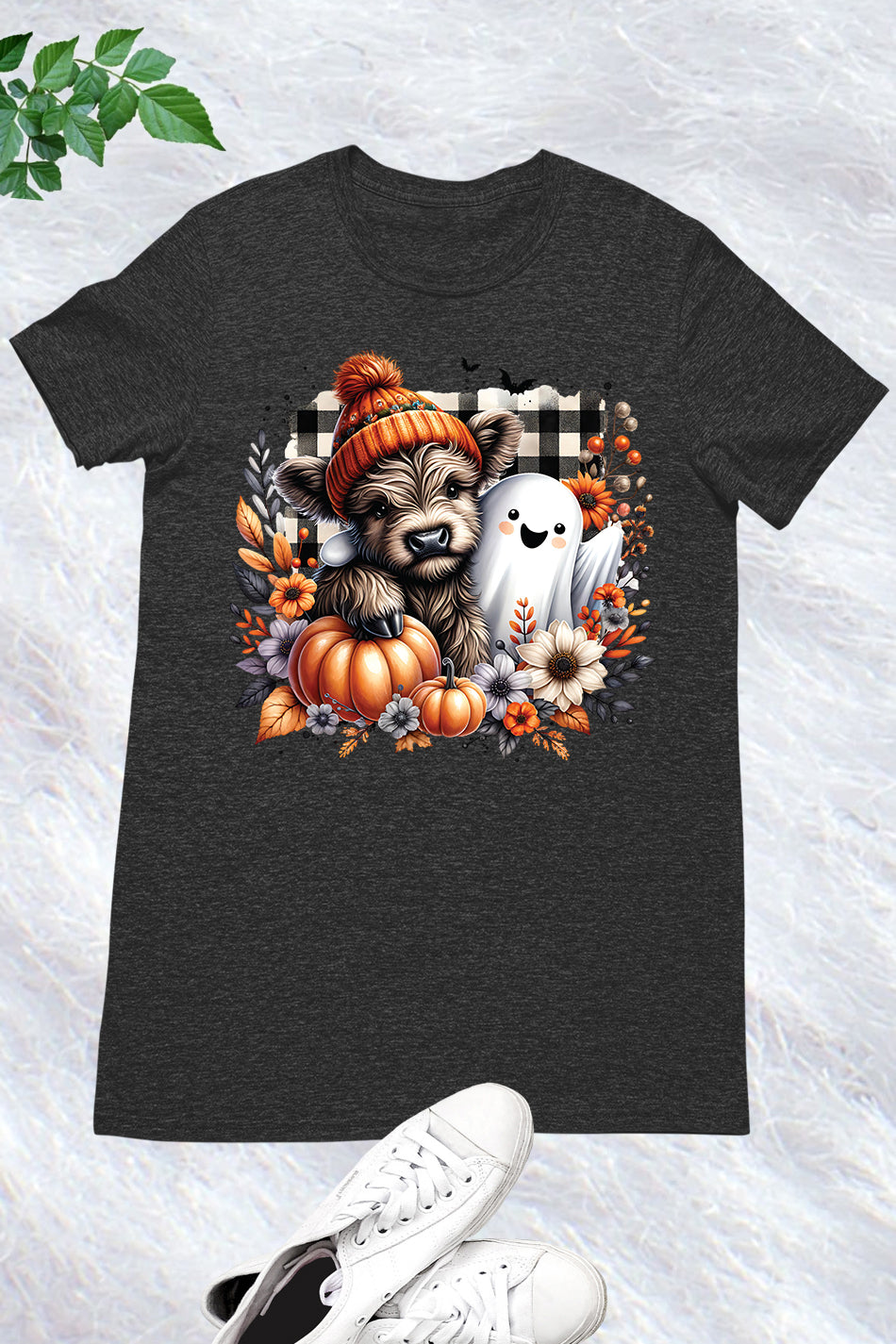 Fall Highland Cow Ghost Shirt