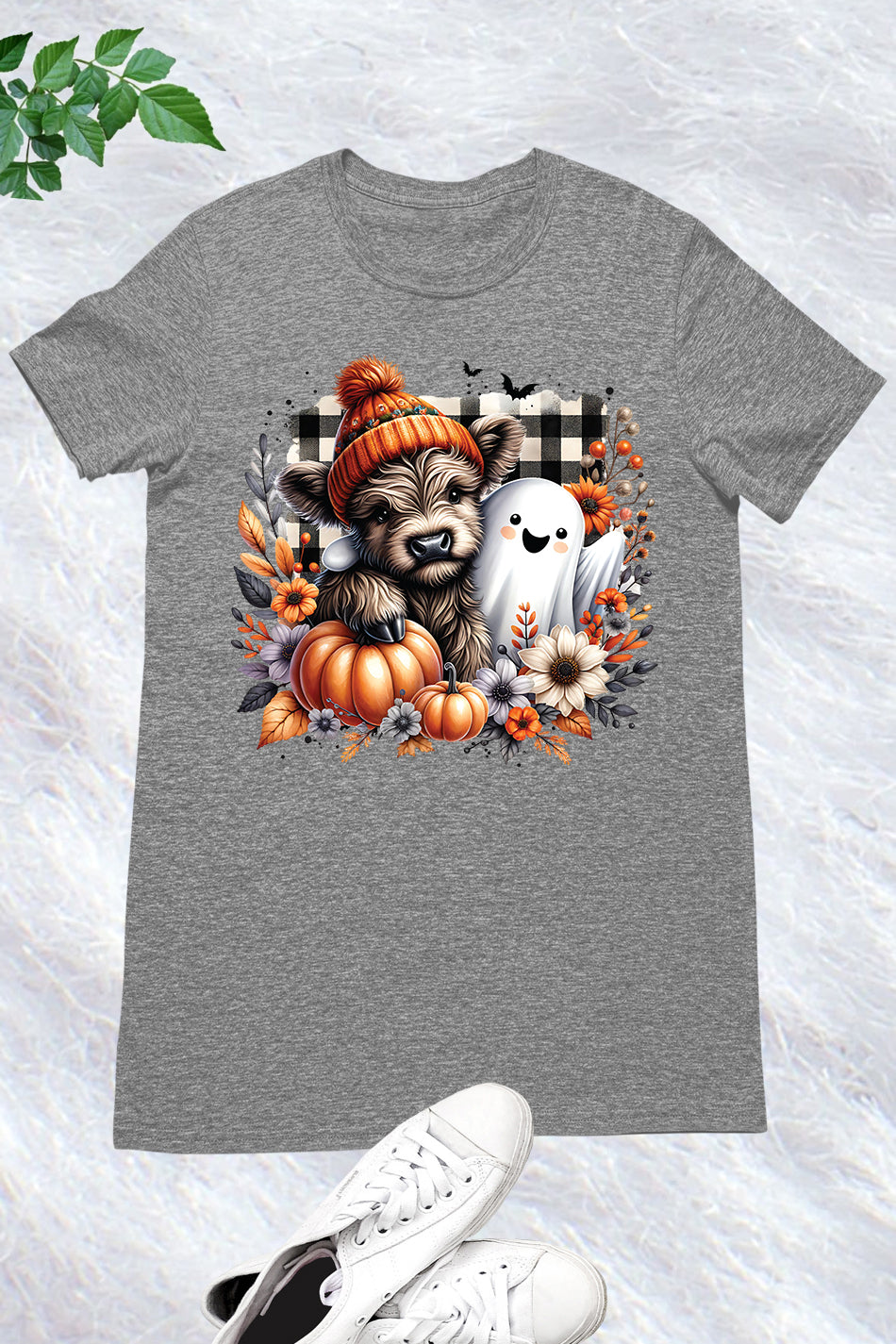 Fall Highland Cow Ghost Shirt