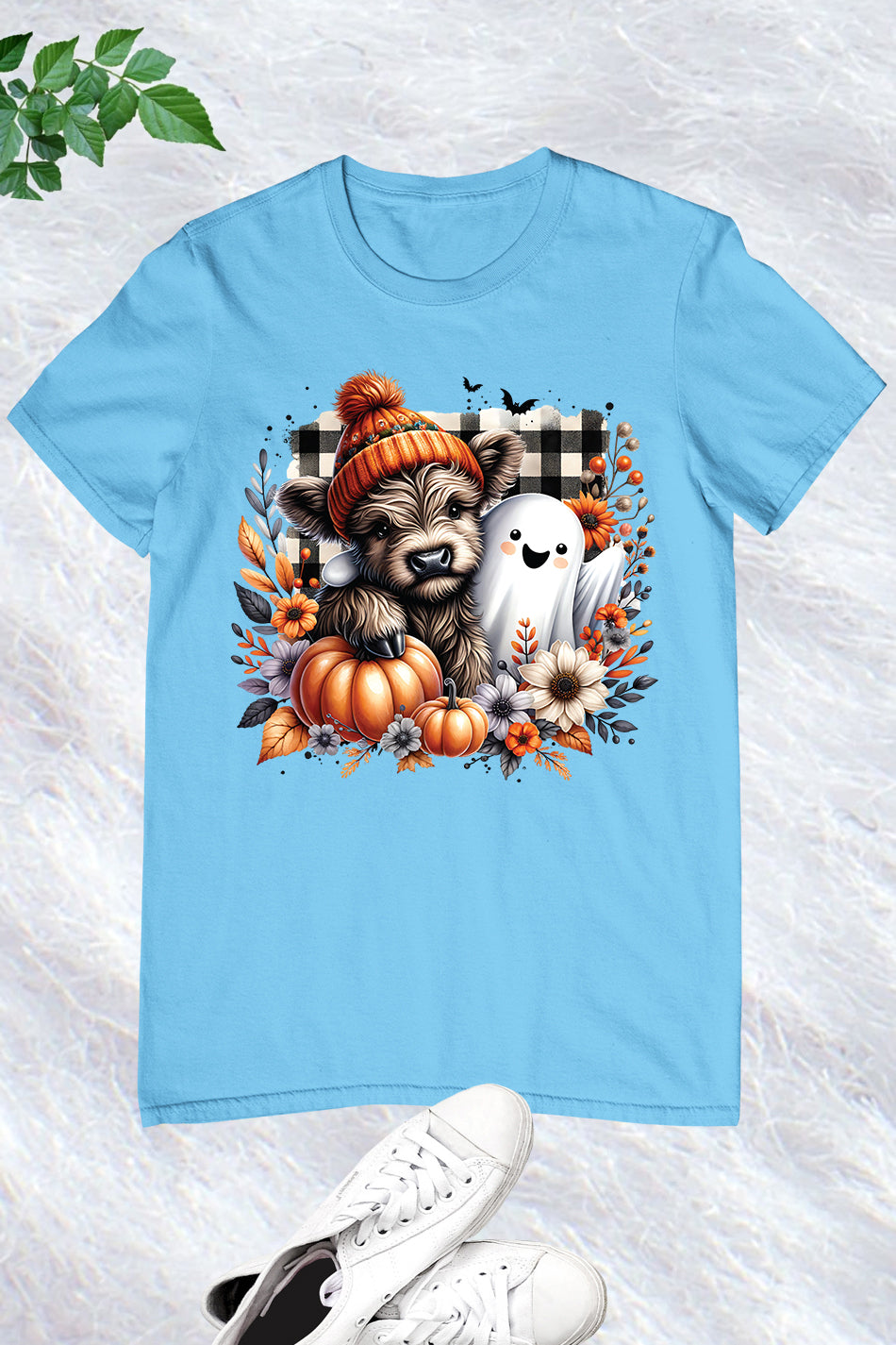 Fall Highland Cow Ghost Shirt