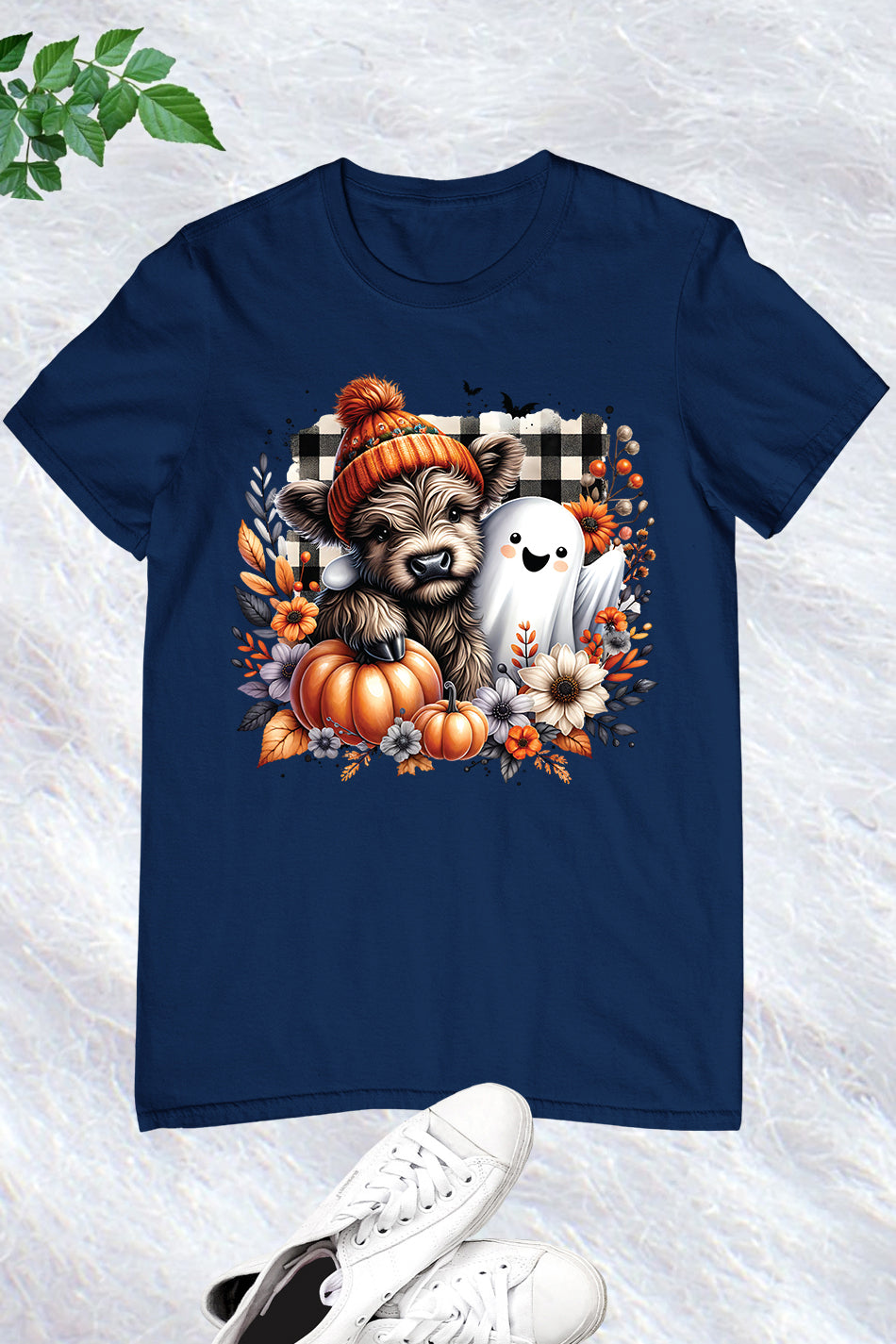 Fall Highland Cow Ghost Shirt