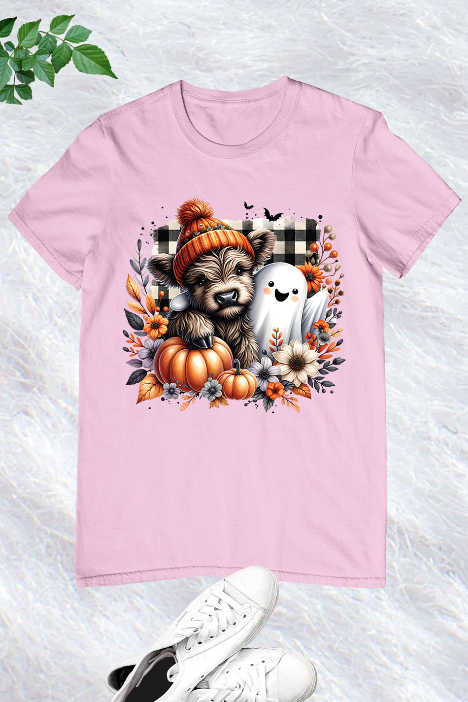 Fall Highland Cow Ghost Shirt