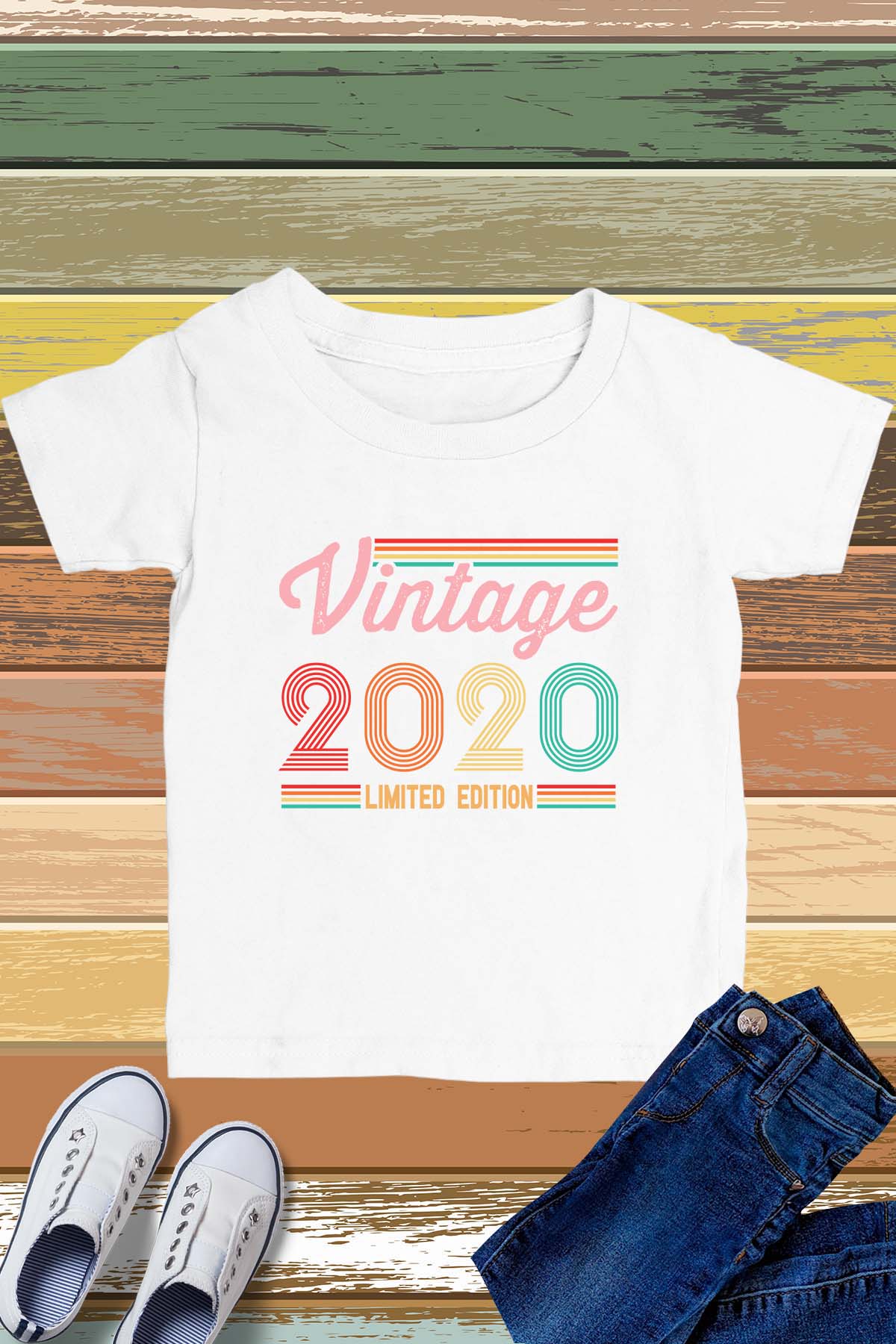 Vintage 2020 5th Birthday Shirt