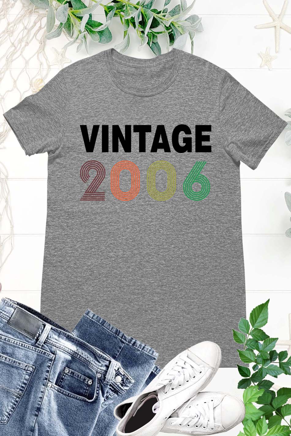 Vintage 2006 T-Shirt 18th Birthday Gift Tees