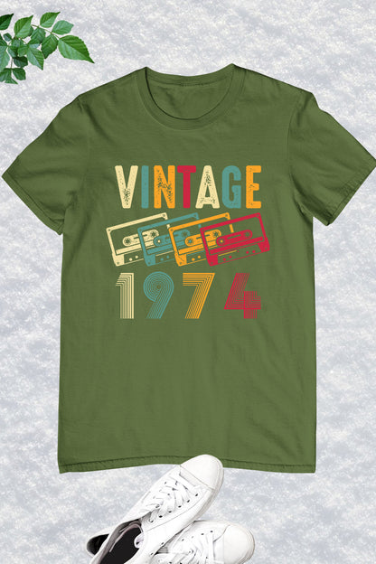 Vintage 1974 50th Birthday Shirt