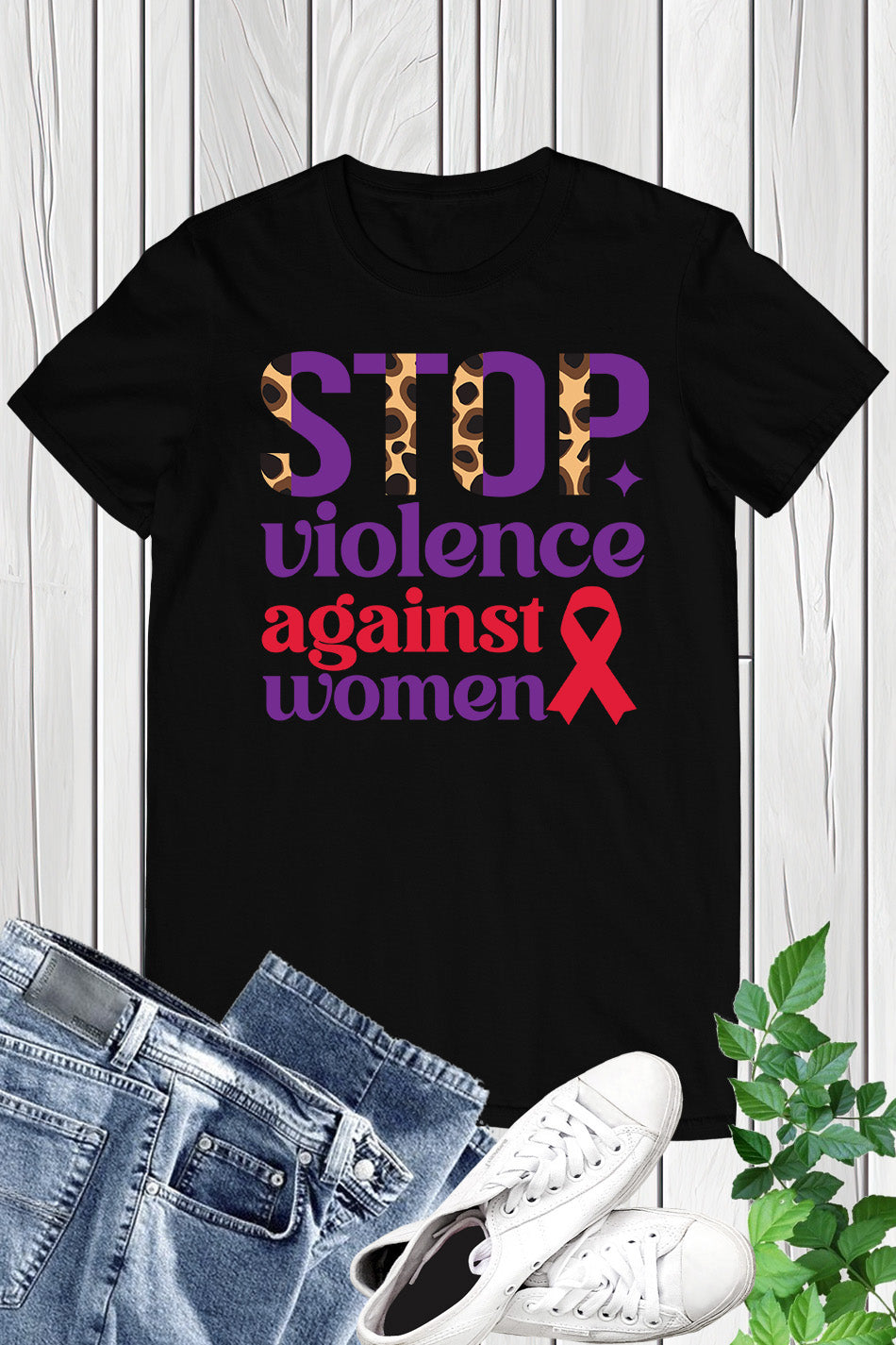 Stop Violence Against Women Awareness Shirts