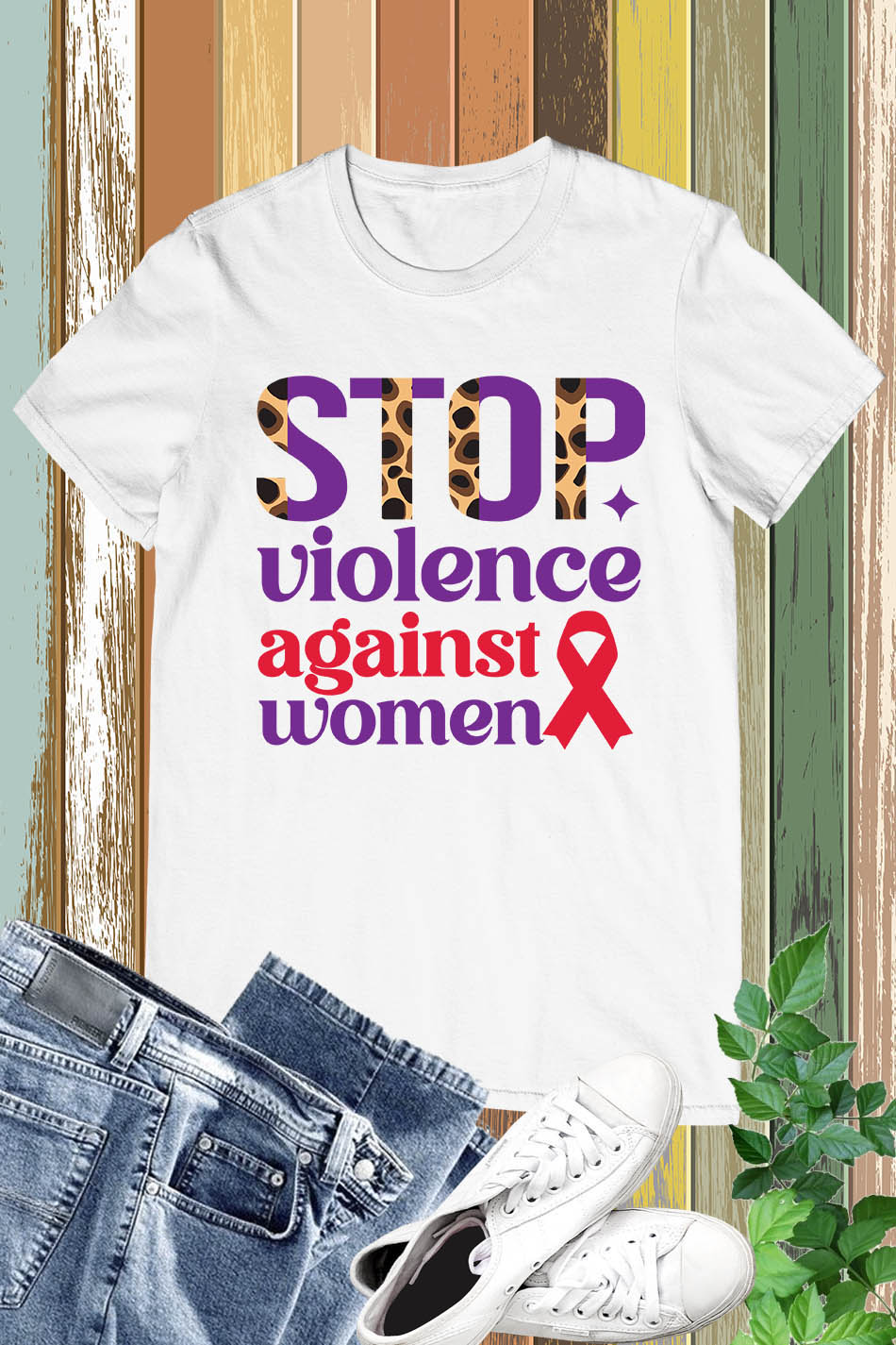 Stop Violence Against Women Awareness Shirts