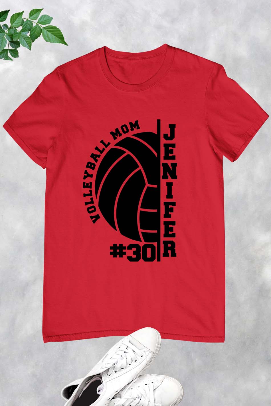 Personalized Volleyball Mom Shirt