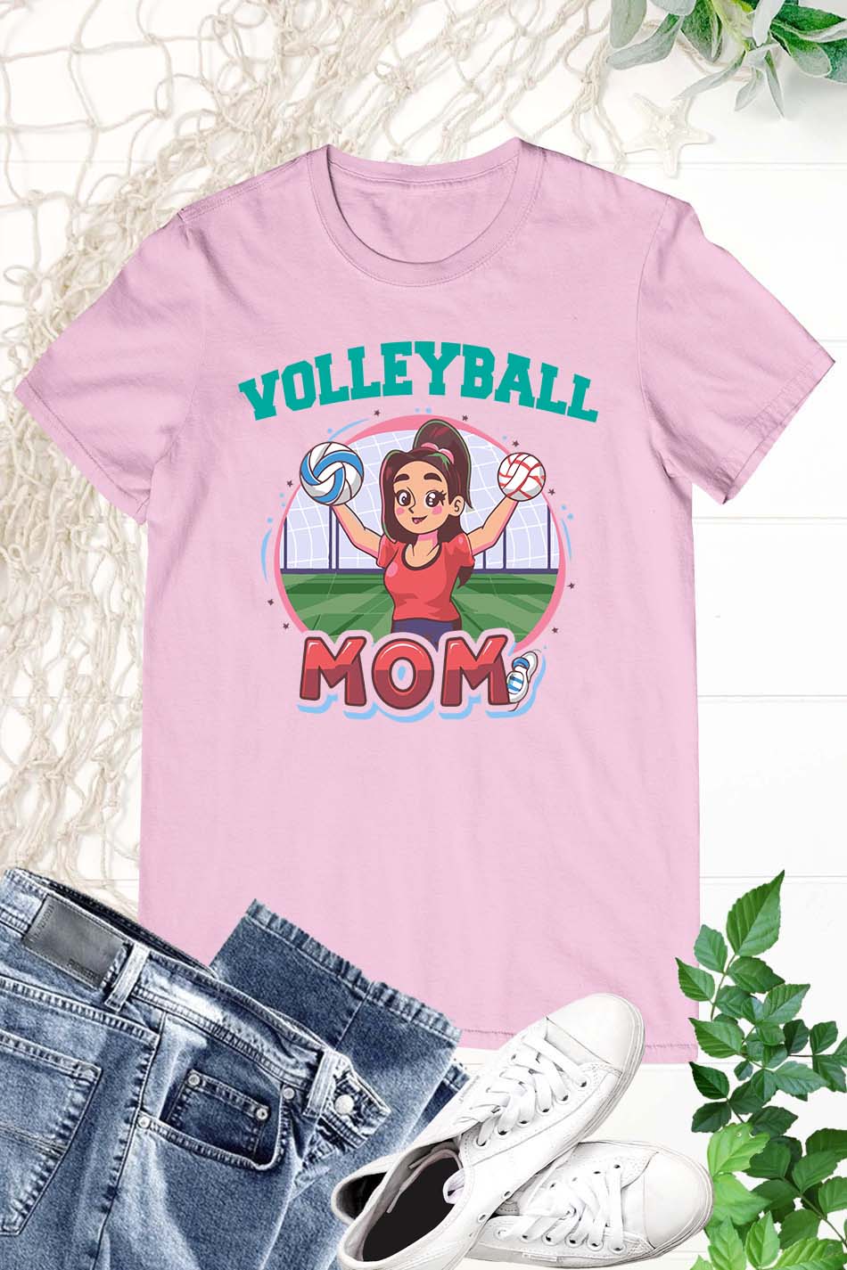 Volleyball Mom Funny T Shirts