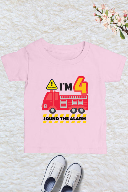 I am 4 Sound The Alarm Shirt