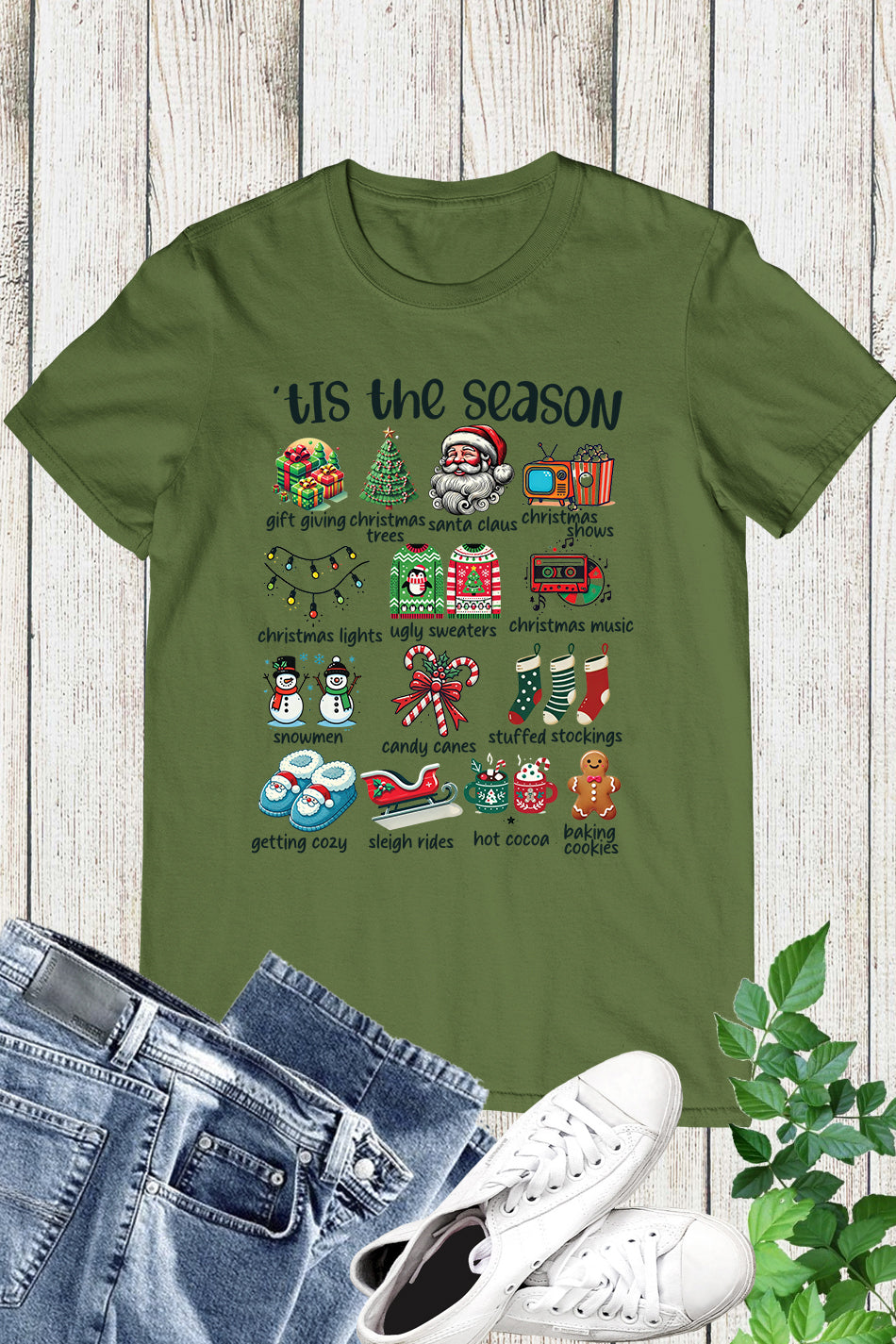 Retro Christmas 'Tis the Season Shirt