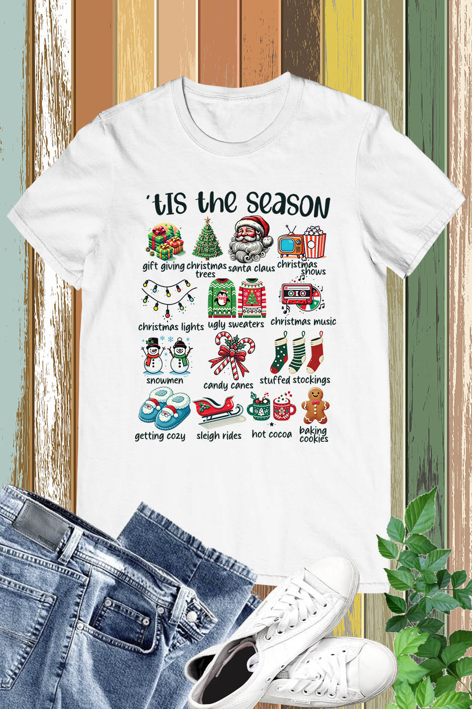 Retro Christmas 'Tis the Season Shirt