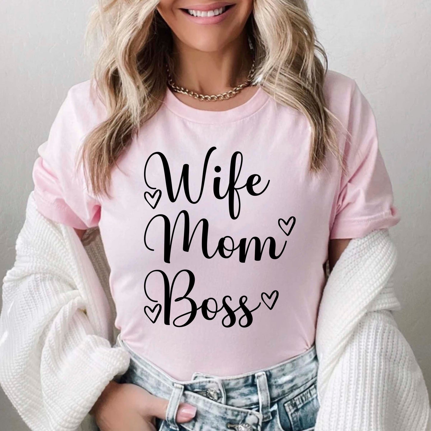 Wife Mom Boss Shirt