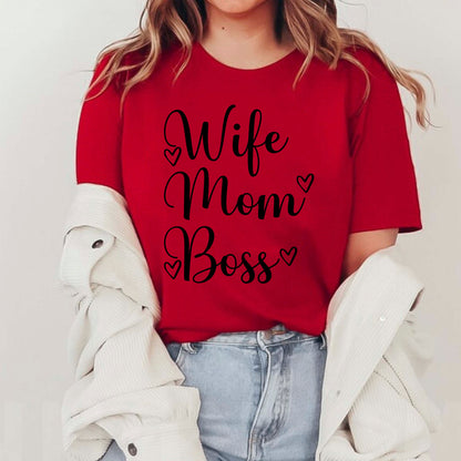 Wife Mom Boss Shirt