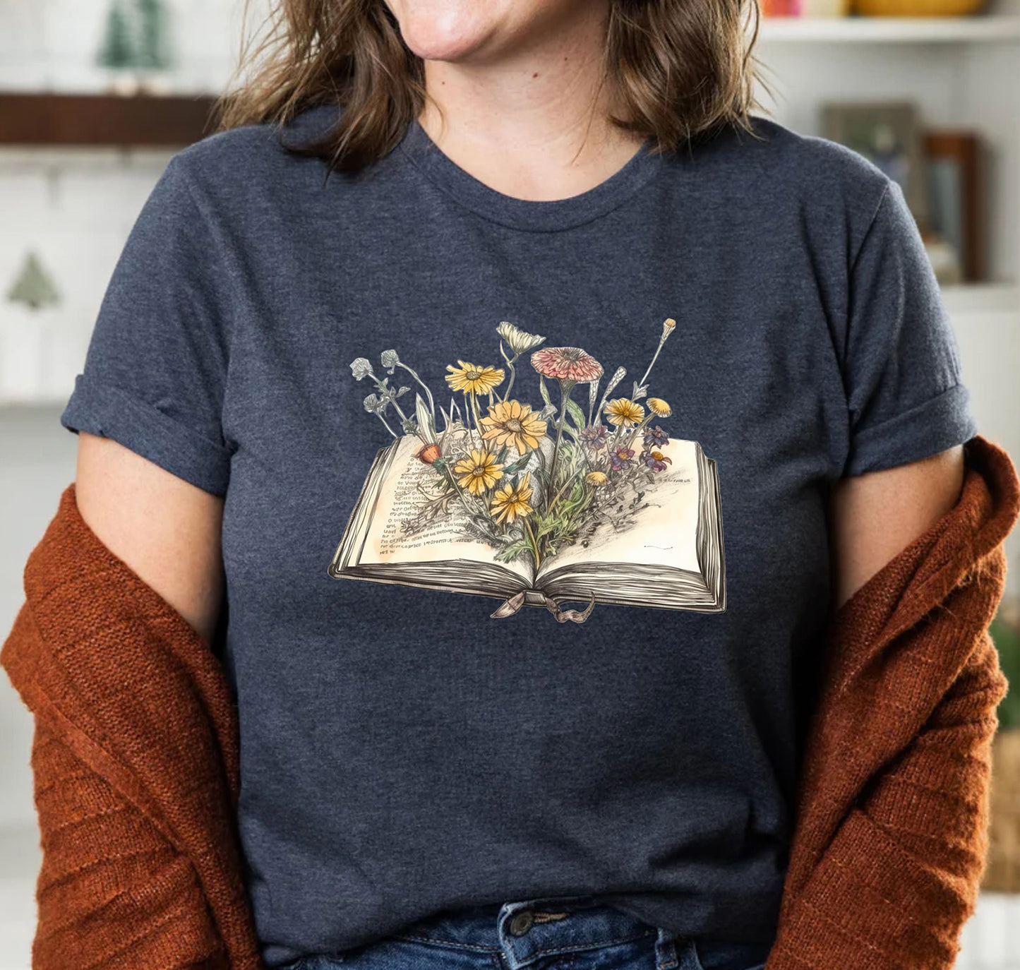 Reading Book Lover Mental Health Librarian English Teacher T-Shirts