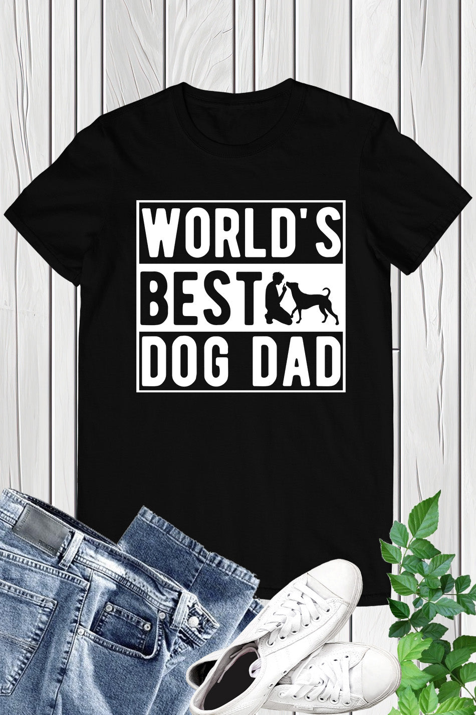 World's Best Dog Dad T Shirt