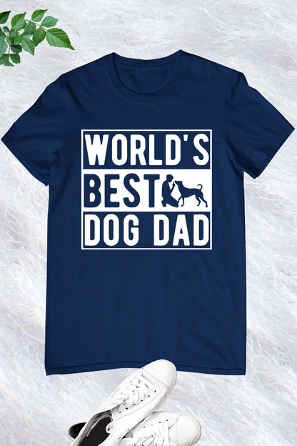 World's Best Dog Dad T Shirt