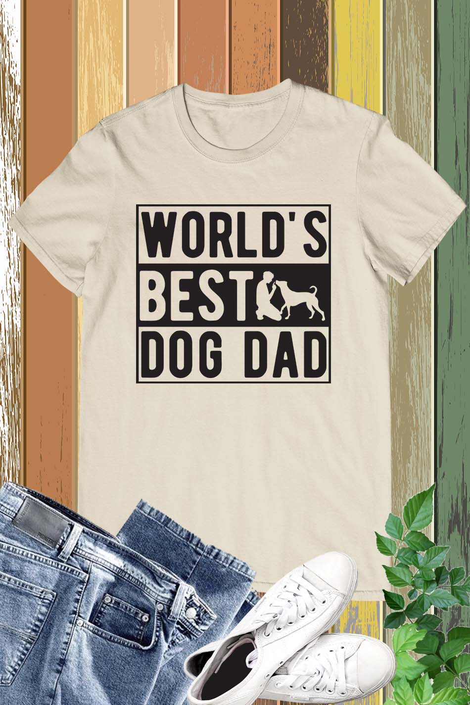 World's Best Dog Dad T Shirt