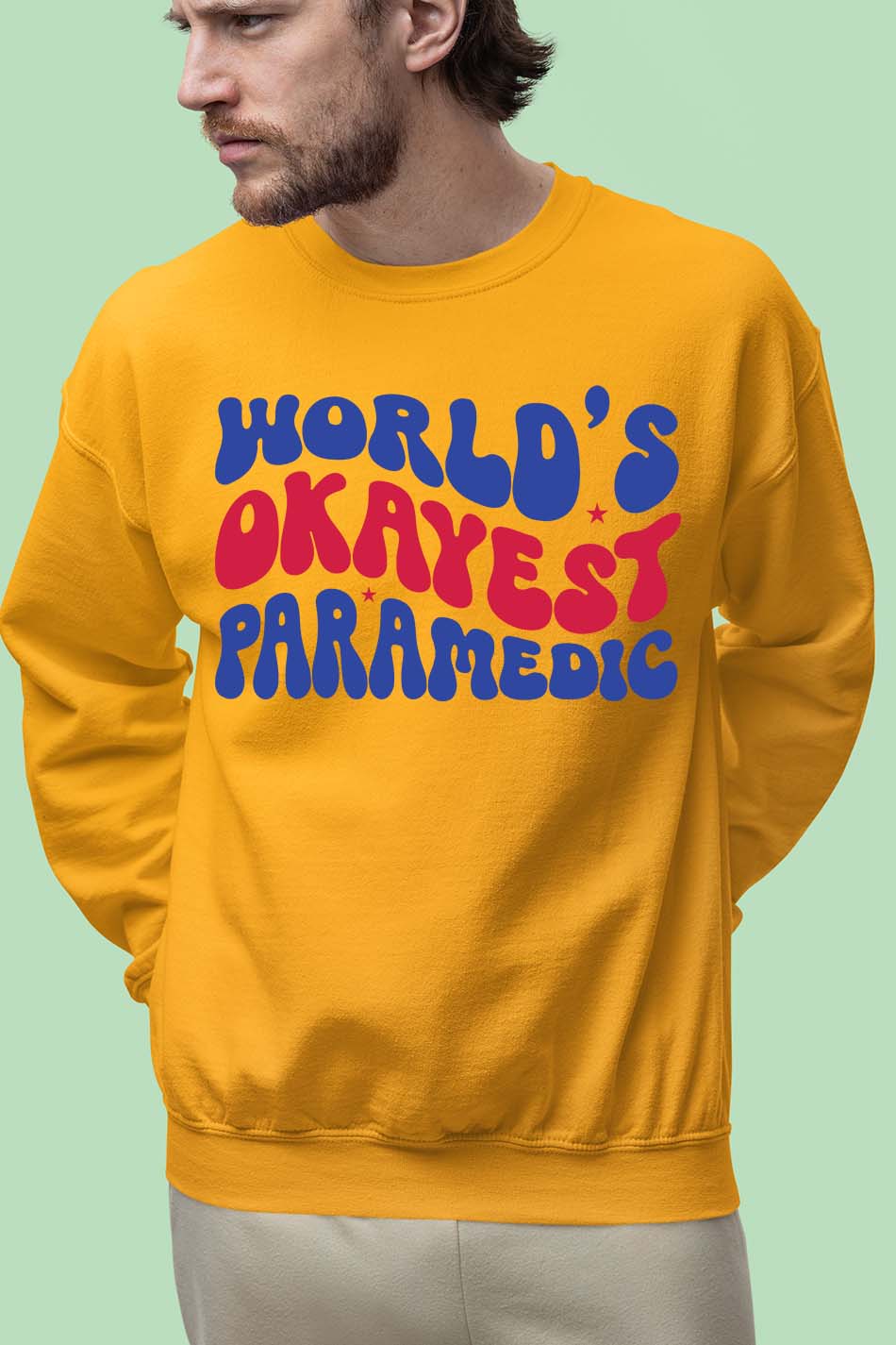 World’s Okayest Paramedic Retro Sweatshirt