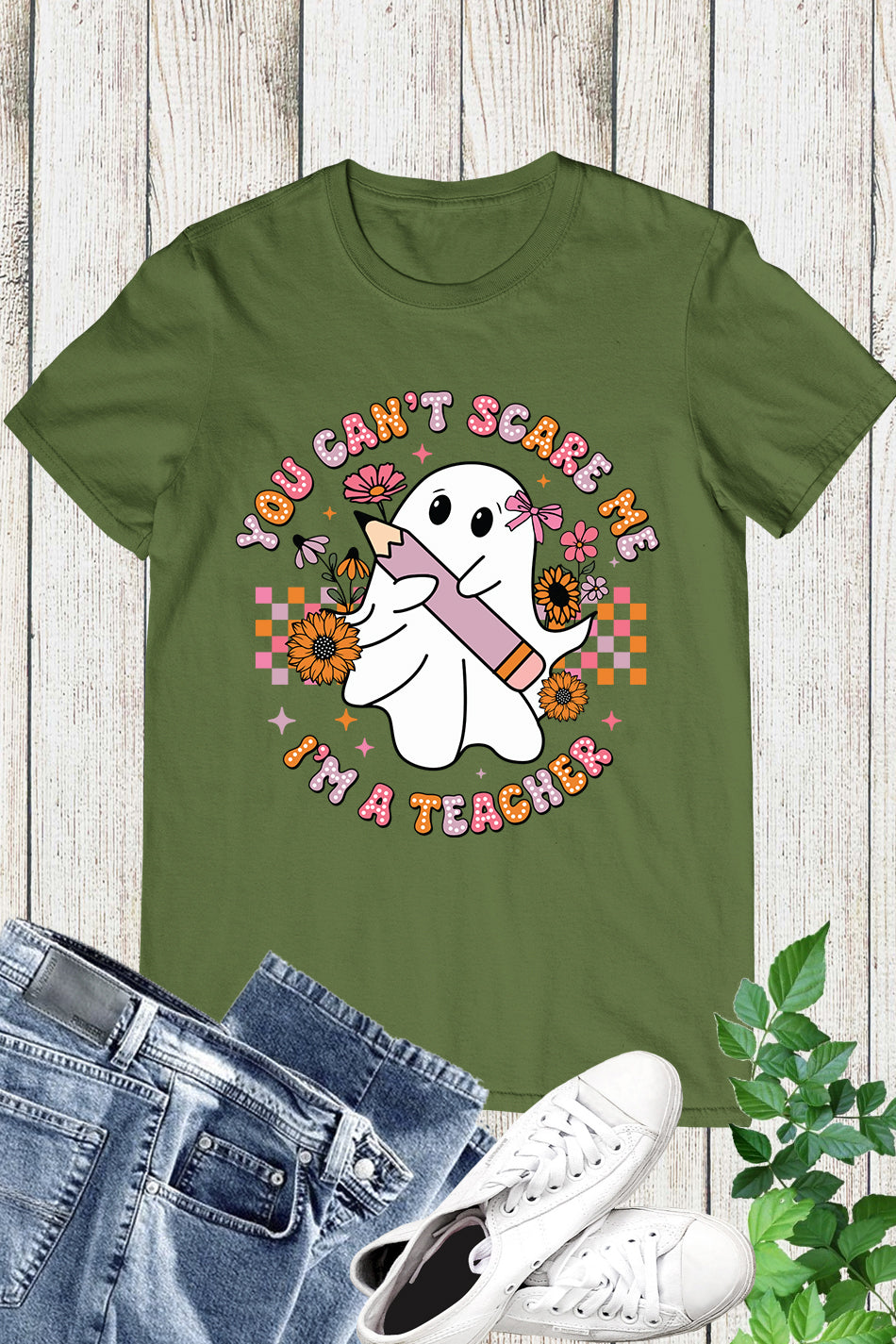 You Can't Scare me I'm a Teacher Shirt