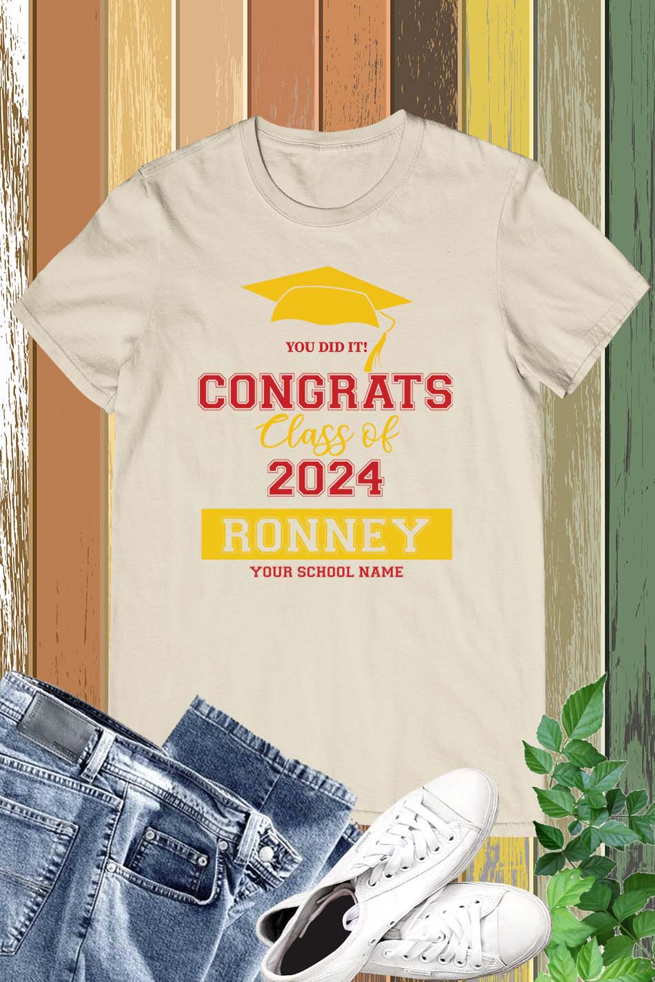 Congrats Class of 2024 Personalized T Shirts