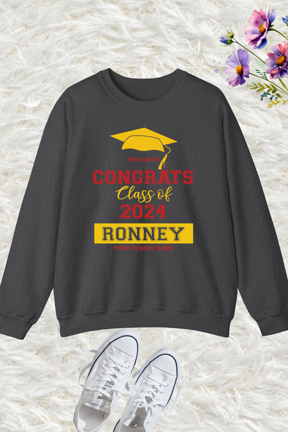 Congrats Class of 2024 Personalized Sweatshirts