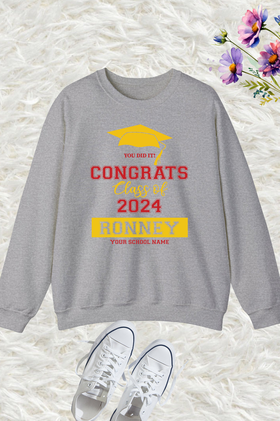 Congrats Class of 2024 Personalized Sweatshirts