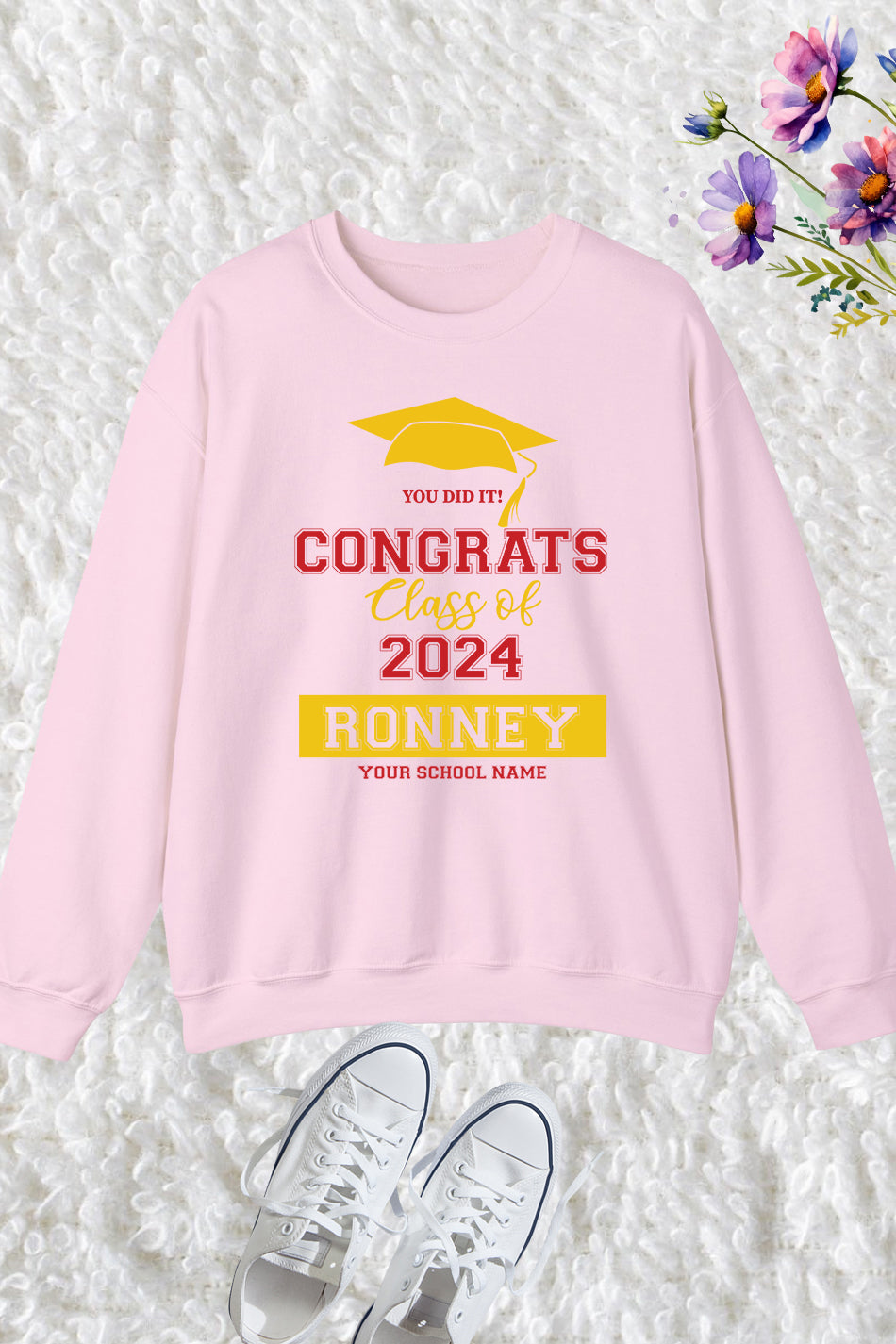 Congrats Class of 2024 Personalized Sweatshirts