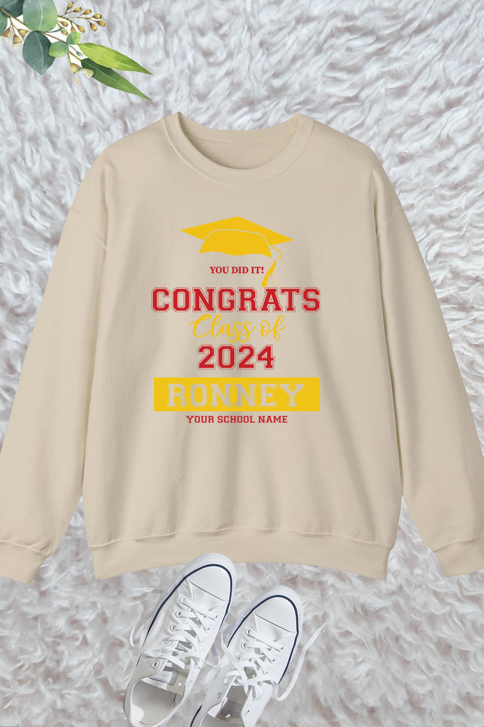 Congrats Class of 2024 Personalized Sweatshirts