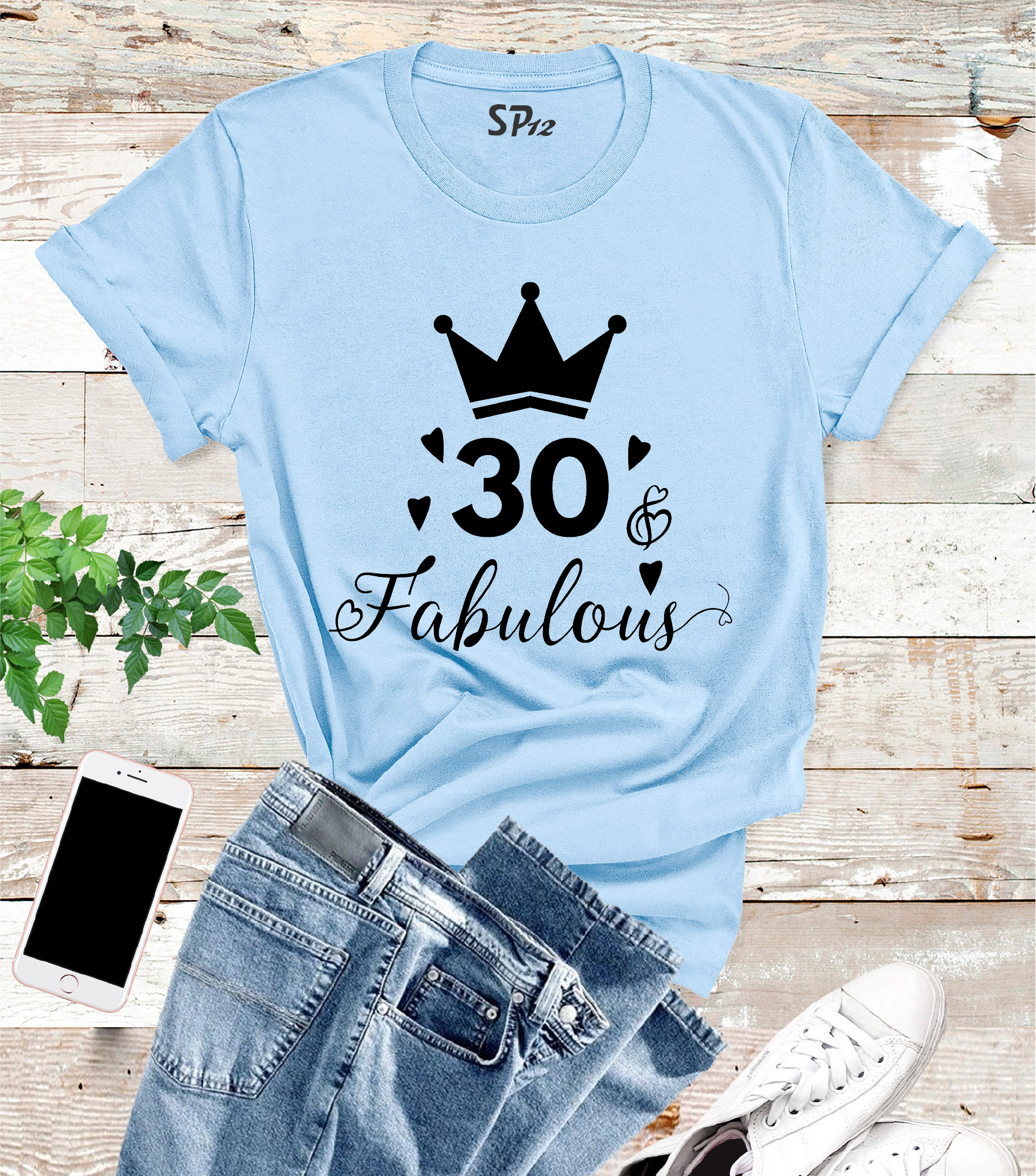 30 and Fabulous 30th Birthday Tshirt