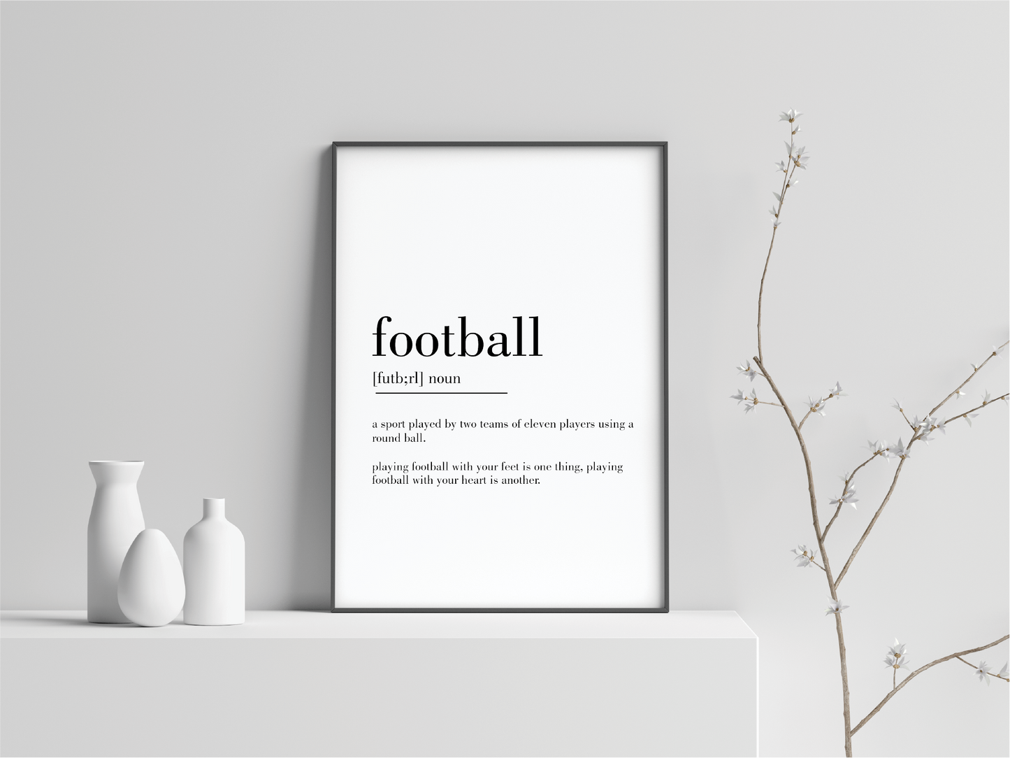 Football Definition Art Prints