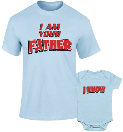 Father Daddy Daughter Dad Son Matching T shirts I Am Your Father I Know