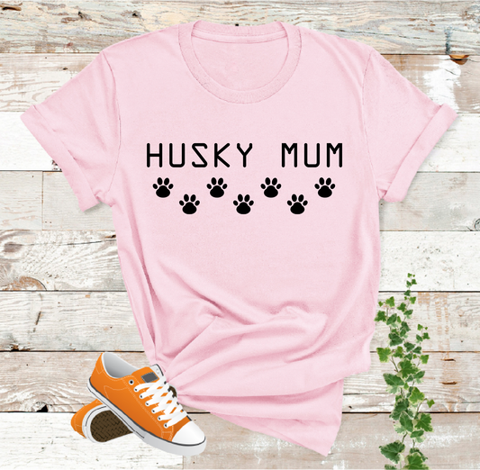 Husky Mum  T Shirt Mothers Day Gifts