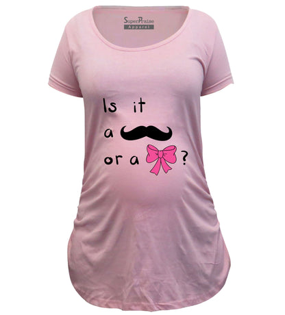 Boy or Girl Pregnant Maternity T Shirt