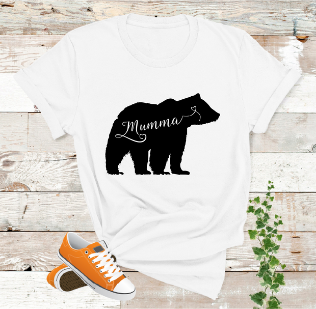 Mama Bear Shirt Gift For Mom To Be Tshirt Mommy Mother Bear Custom