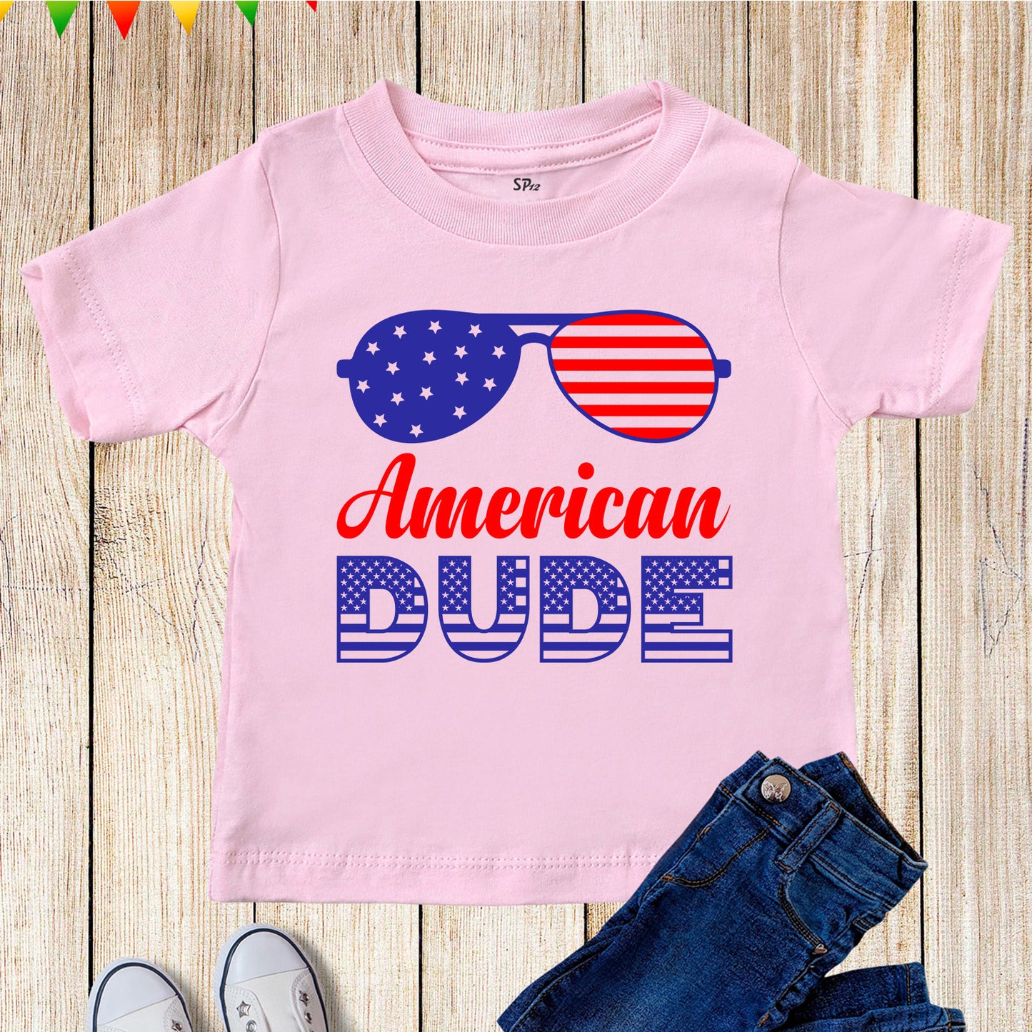 American Dude Sunglass 4th Of July Independence Day T Shirt