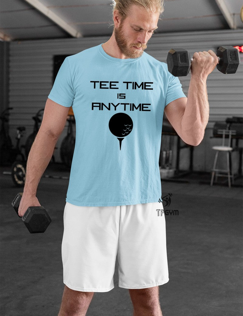 Anytime Is Tee Time Crossfit T Shirt