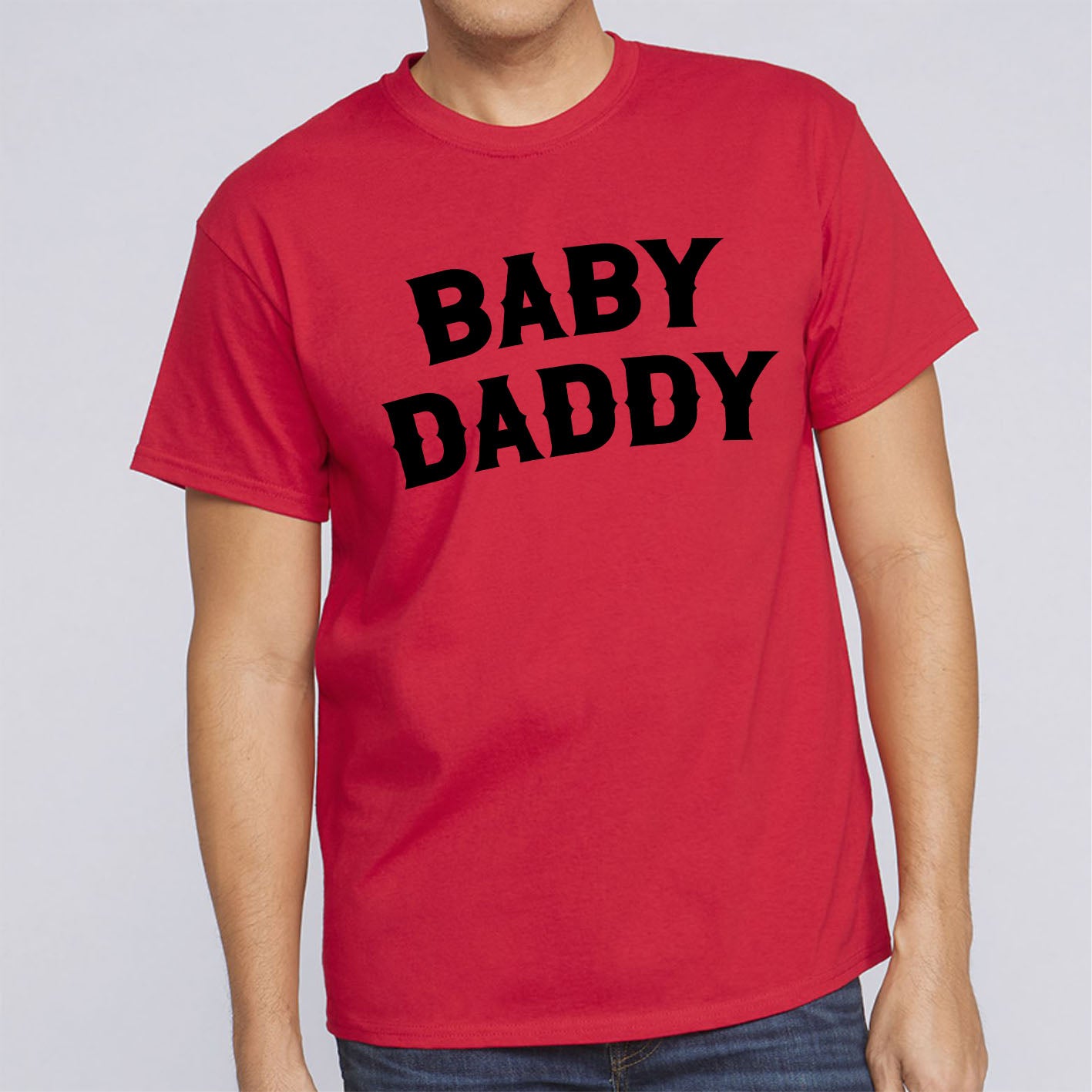 baby-daddy-husband-custom-short-sleeve-fathers-day-t-shirts-gift