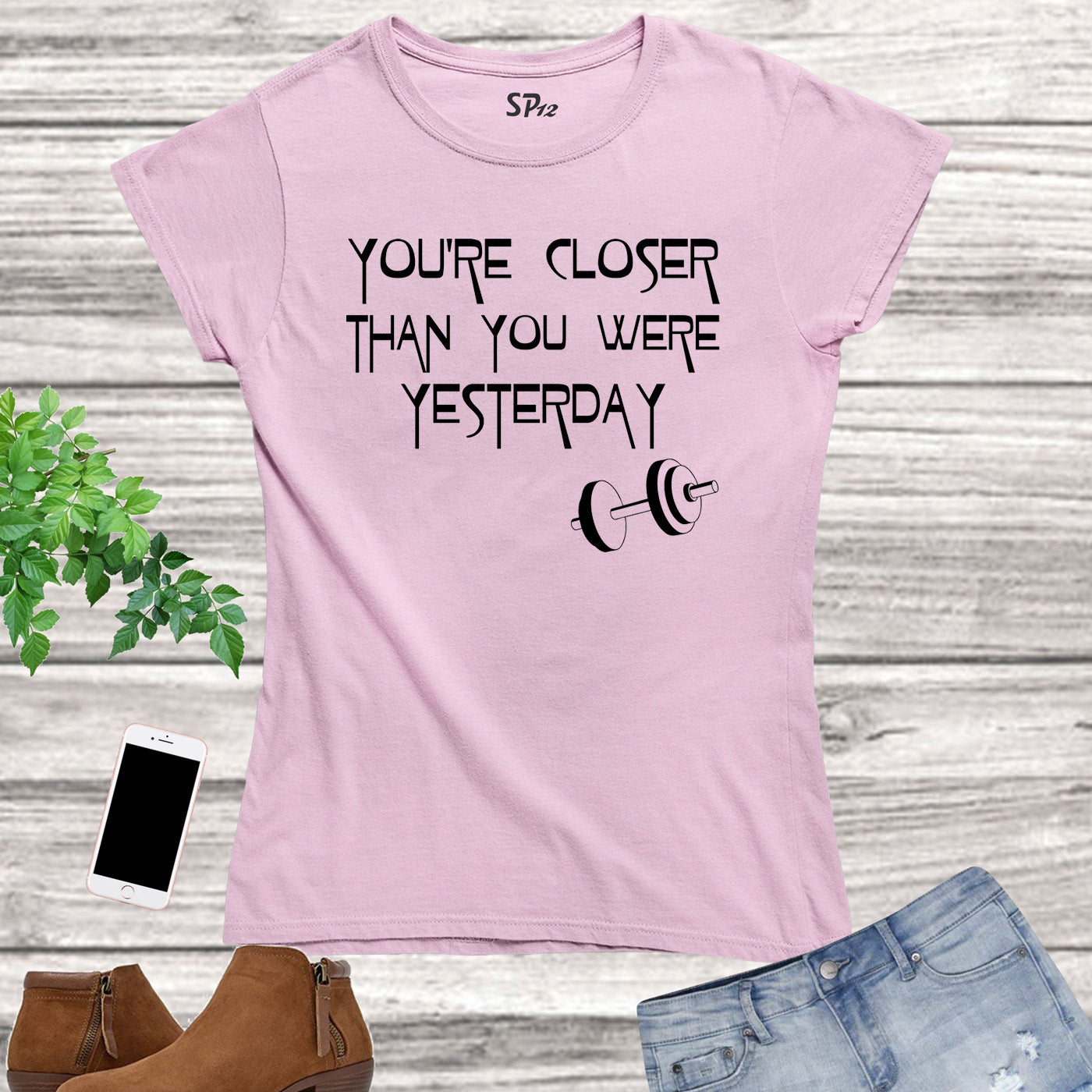 Be Better Than You Were Yesterday Fitness Women T Shirt