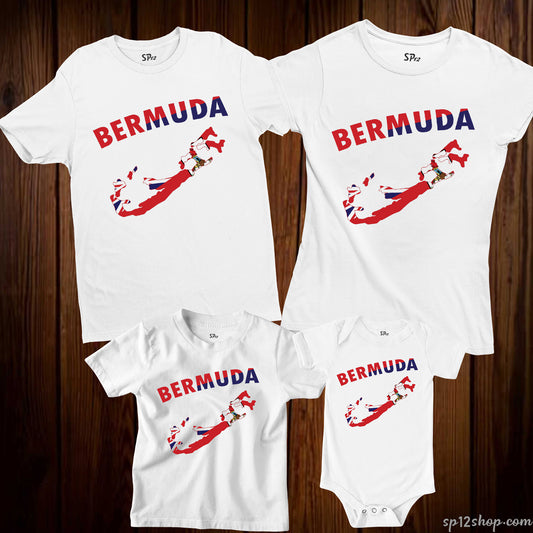 Bermuda Flag T Shirt Olympics FIFA World Cup Country Flag Tee Shirt