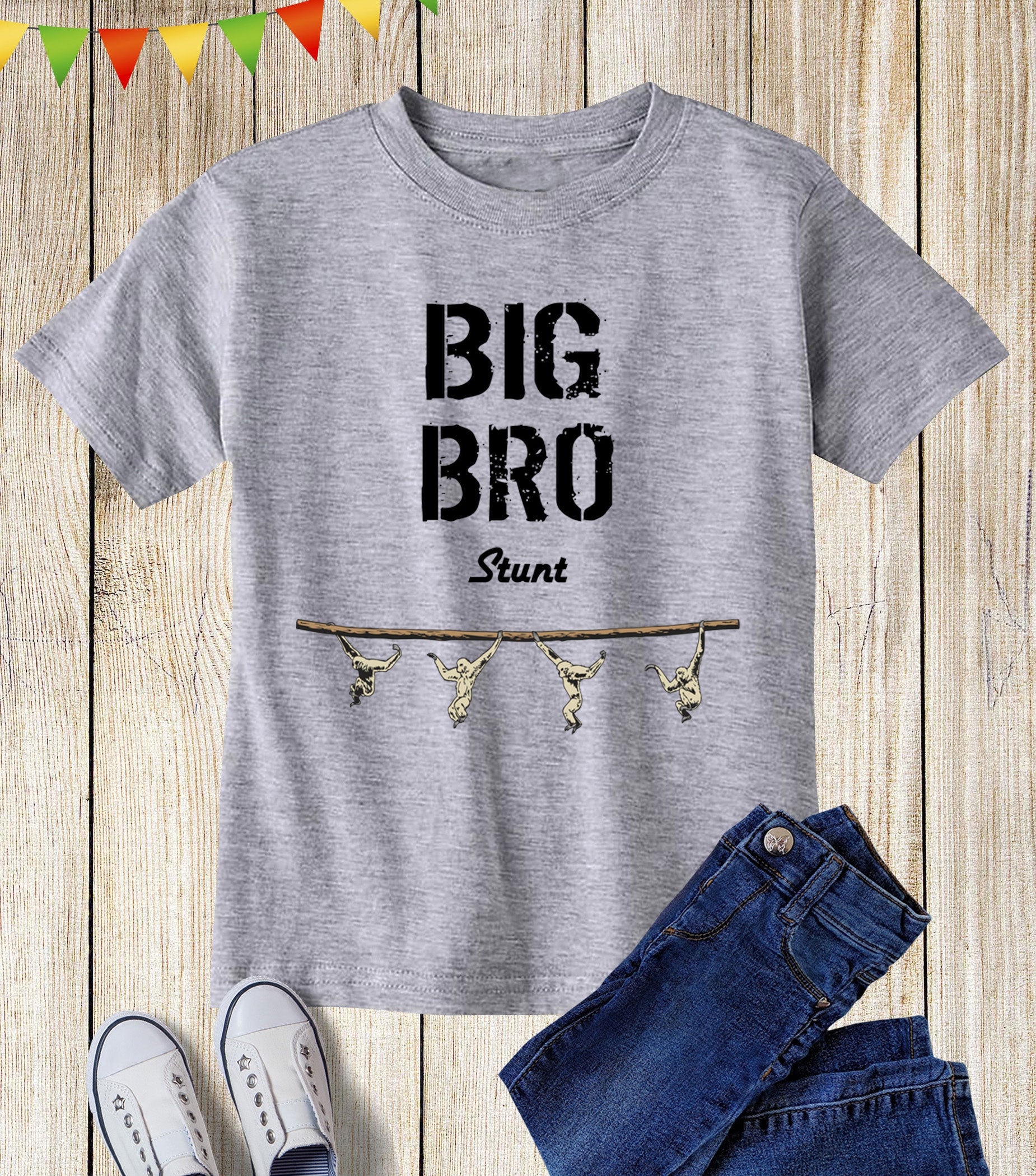 Big Bro Stunt Kids T Shirt